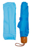 Solid 8-panel 3-fold Manual Compact Umbrella: ASSORTED / ONE SIZE