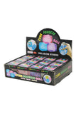 Iridescent Flake Glitter Cube Maltose Putty Filled Squishy