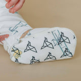 Copper Pearl Zip-Up Footie Pajama - Ace: 6-12 Months