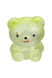 Smiling Bear Glittery Maltose Putty Filled TPR Squishy Toy: ASSORTED