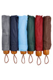 Solid 8-panel 3-fold Manual Compact Umbrella: ASSORTED / ONE SIZE