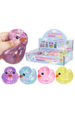 Rubber Duck Glitter Maltose Putty Filled Squishy