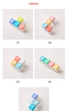 Pastel/Clear LED Tetris  Clicker Keyboard Keycap Keychain : 2. Clear LED