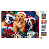 Sparkle & Shine - Santa Paws 500 Piece Glitter Puzzle