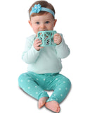 Chew Cube - Silicone Teether Rattle: Blue