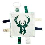 Milwaukee Bucks NBA Licensed 8x8 Crinkle Tag Stroller Toy