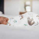 Copper Pearl Knit Swaddle Blanket - Noah