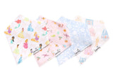 4 Pack Baby Bandana Bibs - Disney Princess