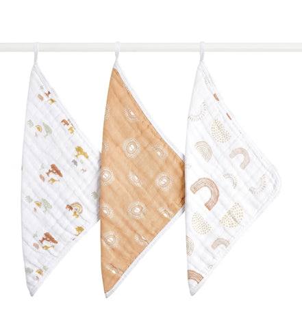 Aden + Anais - Muslin Large Washcloth Set