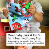 Farm Agriculture Cows Pigs Horses Chickens Baby Tag Crinkle