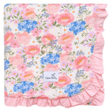 Bamboo Ruffled Three-Layer Quilt - Penelope