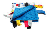 Police Rescue Taggy Comfort Blanket Learning Lovey 14 x 18