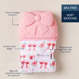 *NEW OPTIONS* Itzy Mitt™ Silicone Teething Mitts: Highland Cow