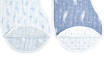 Aden + Anais Organic Muslin Burpy Bibs - Oceanic - 2-pack