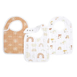 Aden + anais classic Muslin snap bibs - Keep Rising 3-pack