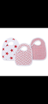 Aden + Anais - Red Special Addition Classic Muslin Snap Bibs