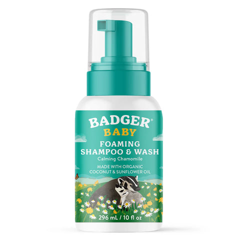 Badger- Baby Foaming Shampoo & Wash…Calming Chamomile