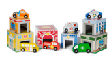 Melissa and Doug Nesting & Sorting Buildings and Vehicles