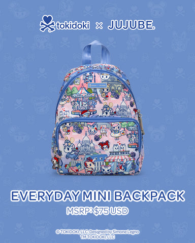 Tokidoki x JuJuBe: C’est la Vie à Paris! - Everyday Mini Backpack