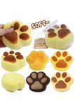 Animal Paw Bread Bun Soft PU Foam Squishy
