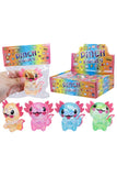 Cute Axolotl Glittery Maltose Putty Filled Squishy Bag: ASSORTED / ONE SIZE