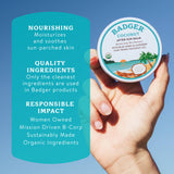 Badger Coconut After Sun Balm, Soothing Sunburn Relief: 2 oz Tin