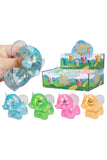 Baby Elephant Glittery Maltose Thick Putty Filled Squishy: ASSORTED / ONE SIZE