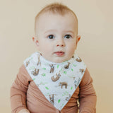 Copper Pearl 4 Pack Baby Bandana Bibs - Noah