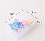 Pastel/Clear LED Tetris  Clicker Keyboard Keycap Keychain : 2. Clear LED