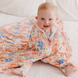 Bamboo Ruffled Three-Layer Quilt - Penelope