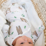 Newborn Knotted Gown - Noah