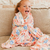 Bamboo Ruffled Three-Layer Quilt - Penelope