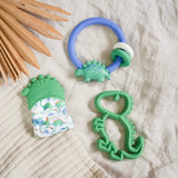 *NEW OPTIONS* Itzy Mitt™ Silicone Teething Mitts: Highland Cow
