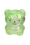 Smiling Bear Glittery Maltose Putty Filled TPR Squishy Toy: ASSORTED