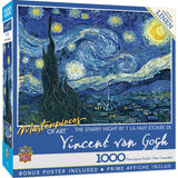 Masterpieces of Art - The Starry Night 1000 Piece Puzzle