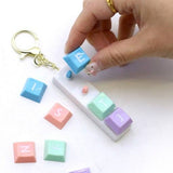 MBTI Keycap DIY Keychain – Customizable Keyboard Charm (Blind Box)