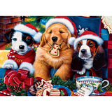 Sparkle & Shine - Santa Paws 500 Piece Glitter Puzzle