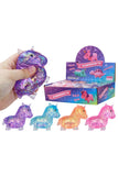Unicorn Pony Glittery Maltose Putty Filled Squishy