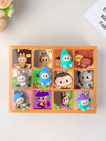 Labubu Inspired Blind Box – 12 Mini Designs | Surprise Toy for Kids
