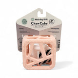 Chew Cube - Silicone Teether Rattle: Yellow