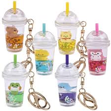 Kawaii animal smoothie liquid clip on