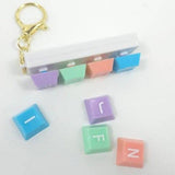 MBTI Keycap DIY Keychain – Customizable Keyboard Charm (Blind Box)