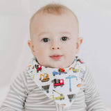 Copper Pearl 4 Pack Baby Bandana Bibs - Diesel