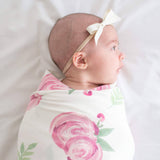 Copper Pearl Knit Swaddle Blanket - Grace
