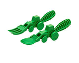 Set of 2 Tractor Utensils: Orange