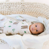 Newborn Knotted Gown - Noah