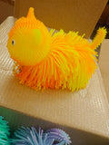 Light up puffer shaggy cat