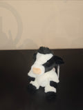 Heirloom Collection Black & White Cow Plush