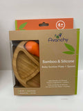 Avanchy Bamboo Baby Suction Plate/Spoon
