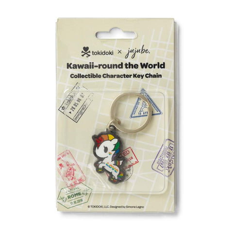 JuJuBe Tokidoki - Rainbow Key chain - Kawaii Around the World